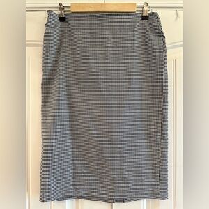 Lila Rose Monochrome Checkered Pencil Skirt